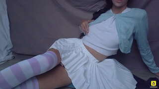 CUTE ՃԱՊՈՆԱԿԱՆ ՈՒՍԱՆՈՂՈՒՀԻ ՀԵՏ СЛИВОЧНОЙ КИСКОЙ