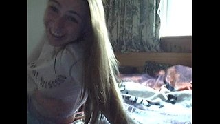 ���ेटी desnudandose गरेर web cam र masturbating