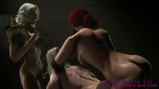 The Witcher 3 Solicitude de futa en Masculino